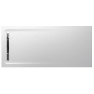 Plato de ducha 200x90cm blanco roto Aquos Roca