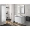 Pack mueble con lavabo blanco 90 cm Stratum-N Roca