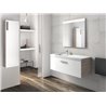 Pack mueble con lavabo un caj&oacute;n blanco-fresno Prisma Roca