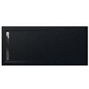 Plato de ducha 200x90cm negro Aquos Roca