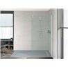 Plato de ducha 200x90cm cemento Aquos Roca