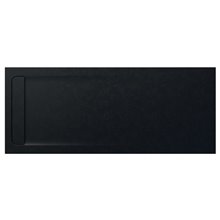 Plato de ducha 200x80cm negro Aquos Roca