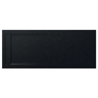 Plato de ducha 200x80cm negro Aquos Roca