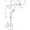 Columna de ducha IdealRain Directa Ideal Standard