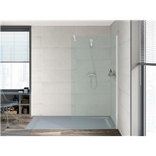 Plato de ducha 200x80cm cemento Aquos Roca
