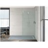 Plato de ducha 200x80cm cemento Aquos Roca