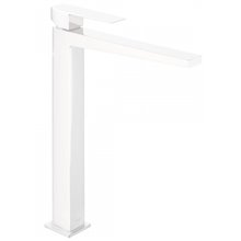 Grifo de lavabo Blanco Mate L SLIM TRES