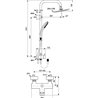 Columna de ducha IdealRain Cube Monomando Ideal Standard