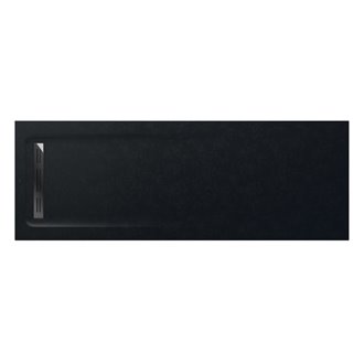 Plato de ducha 200x70cm negro Aquos Roca