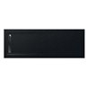 Plato de ducha 200x70cm negro Aquos Roca