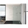 Plato de ducha 200x100cm negro Aquos Roca