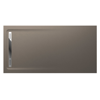 Plato de ducha 200x100cm moka Aquos Roca