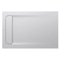 Plato de ducha 100x70cm blanco roto Aquos Roca