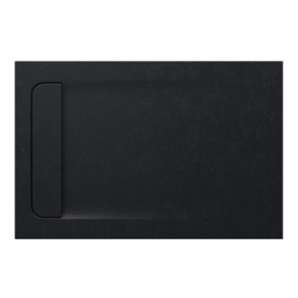 Plato de ducha 100x70cm negro Aquos Roca