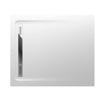 Plato de ducha 100x80cm blanco Aquos Roca