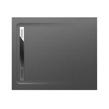 Plato de ducha 100x80cm pizarra Aquos Roca