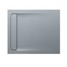 Plato de ducha 100x80cm cemento Aquos Roca