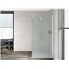 Plato de ducha 100x90cm blanco roto Aquos Roca