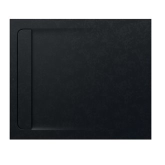 Plato de ducha 100x90cm negro Aquos Roca