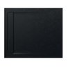 Plato de ducha 100x90cm negro Aquos Roca