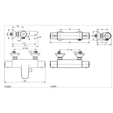 Grifo baño-ducha termostática Ceratherm 50/25...