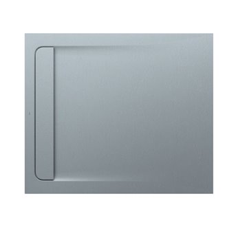 Plato de ducha 100x90cm cemento Aquos Roca
