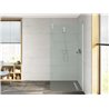 Plato de ducha 100x90cm moka Aquos Roca