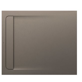 Plato de ducha 100x90cm moka Aquos Roca