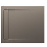 Plato de ducha 100x90cm moka Aquos Roca