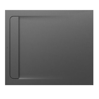 Plato de ducha 100x90cm pizarra Aquos Roca