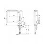 Grifo monomando lavabo 220 Melange Ideal Standard