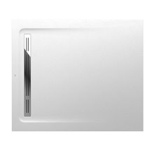 Plato de ducha 120x100cm blanco Aquos Roca