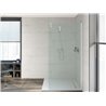 Plato de ducha 120x100cm blanco roto Aquos Roca