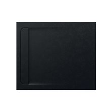 Plato de ducha 120x100cm negro Aquos Roca