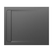 Plato de ducha 120x100cm pizarra Aquos Roca