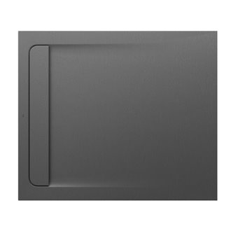 Plato de ducha 120x100cm pizarra Aquos Roca