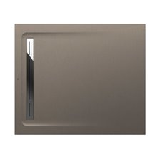 Plato de ducha 120x100cm moka Aquos Roca