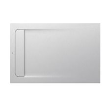 Plato de ducha 120x80cm blanco roto Aquos Roca