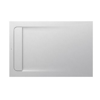 Plato de ducha 120x80cm blanco roto Aquos Roca