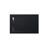 Plato de ducha 120x80cm negro Aquos Roca