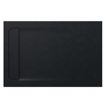 Plato de ducha 120x80cm negro Aquos Roca