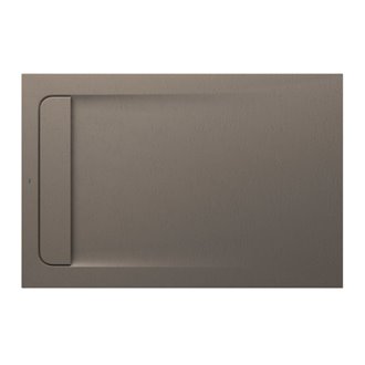 Plato de ducha 120x80cm moka Aquos Roca