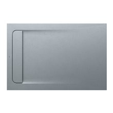 Plato de ducha 120x80cm cemento Aquos Roca