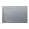 Plato de ducha 120x80cm cemento Aquos Roca