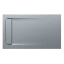 Plato de ducha 120x70cm cemento Aquos Roca