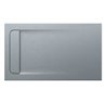 Plato de ducha 120x70cm cemento Aquos Roca