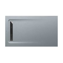 Plato de ducha 120x70cm cemento Aquos Roca