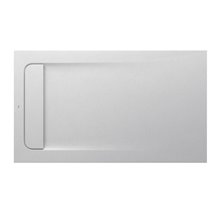 Plato de ducha 120x70cm blanco roto Aquos Roca
