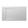 Plato de ducha 120x70cm blanco roto Aquos Roca
