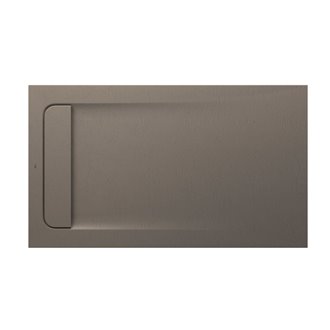 Plato de ducha 120x70cm moka Aquos Roca